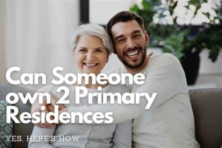 Can a married couple have 2 primary residences?