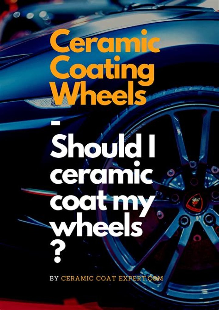 Can I ceramic coat my wheels?