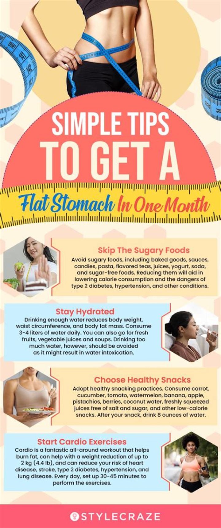 Can I get a flatter stomach in 2 weeks?