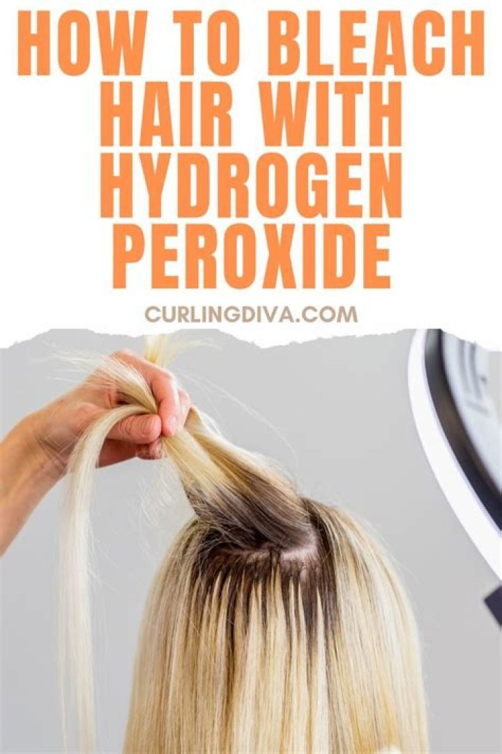 Can you bleach hair with hydrogen peroxide?