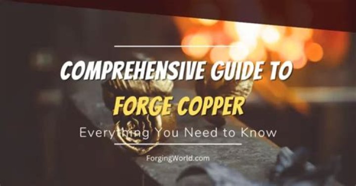 Can you forge copper?