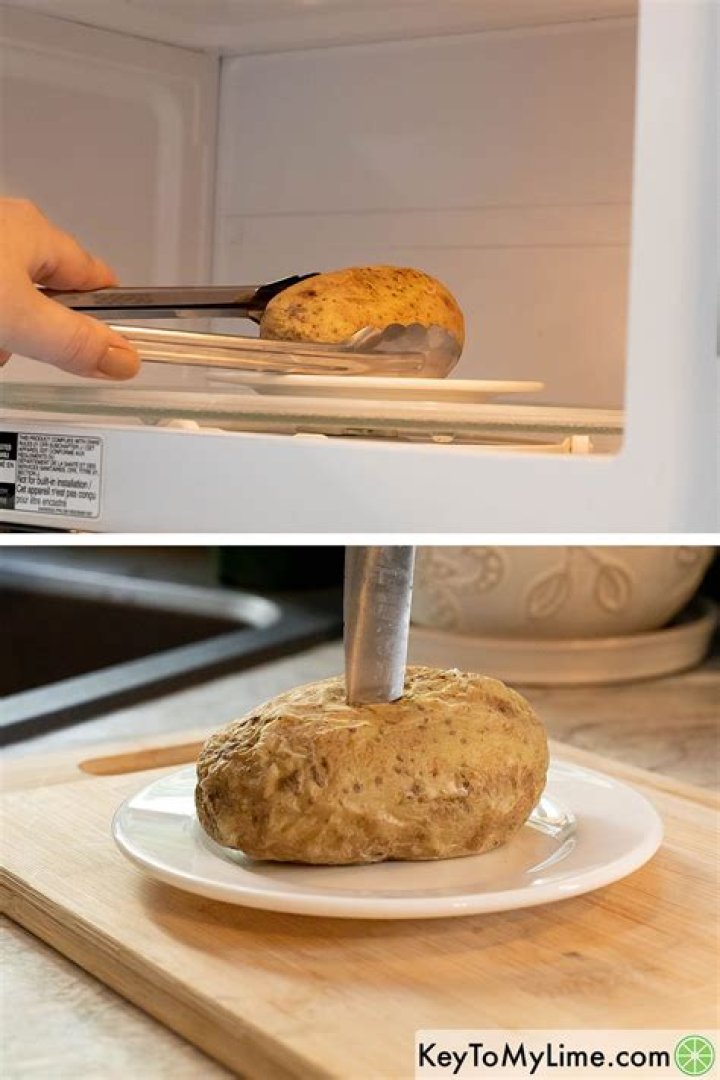 Can you put half a potato in the fridge?