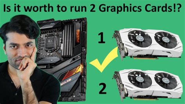 Can you run 2 different graphics cards for mining?