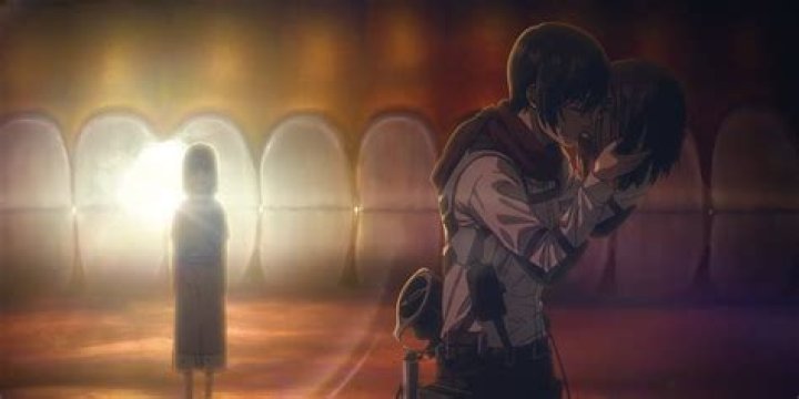 Did Eren kiss Mikasa?