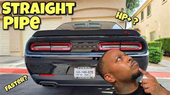 Do straight pipes add horsepower?