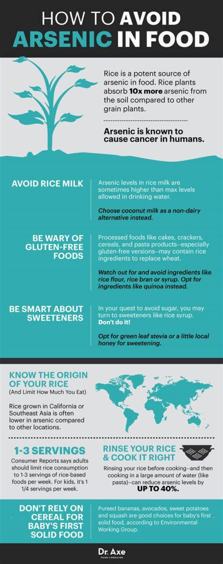 Does jasmine rice contain arsenic?