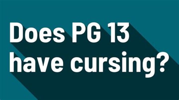 Does PG-13 have cursing?