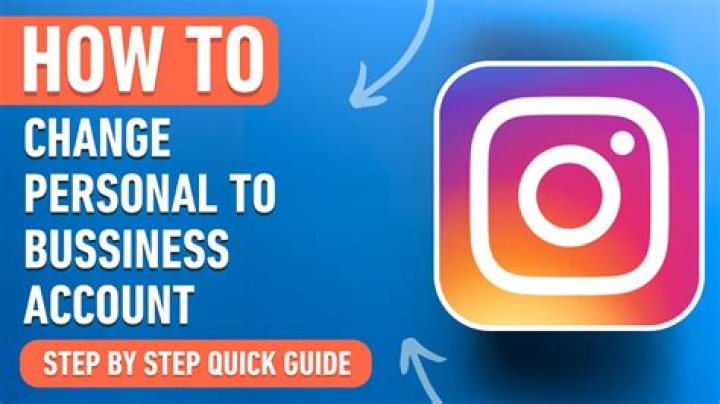 How do I change my Instagram from personal to business?