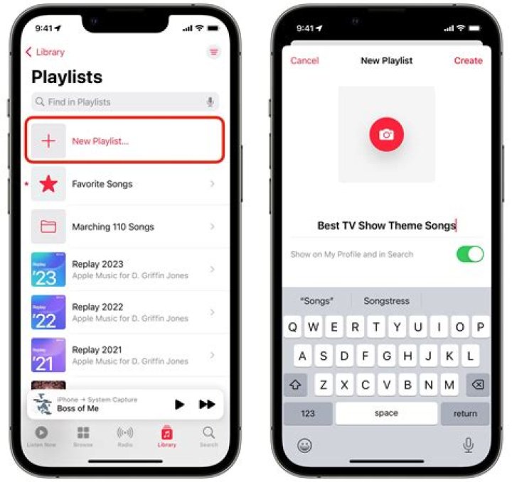 How do I make a playlist public on Apple music?