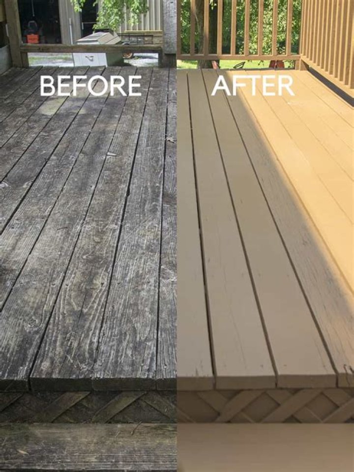 How do I naturally clean my wood deck?