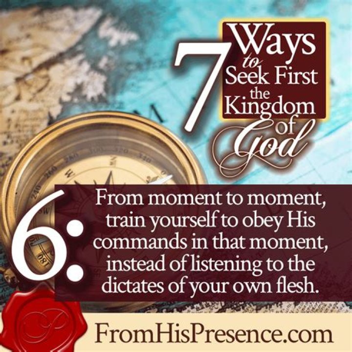 How do I seek God?
