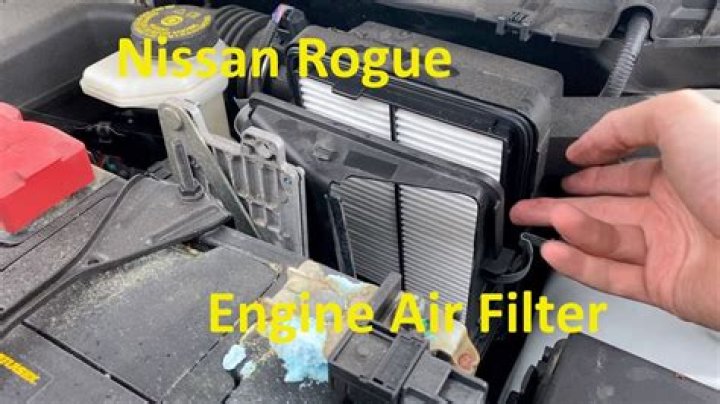 How do you clean a Nissan air filter?