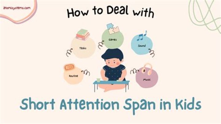 How do you determine a child's attention span?
