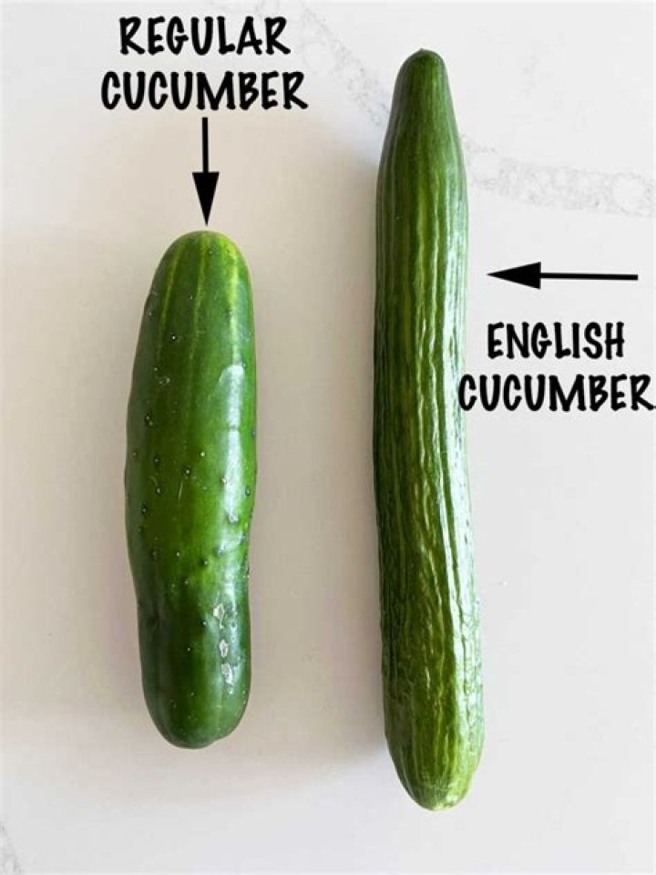 How do you store a an English cucumber in the fridge?