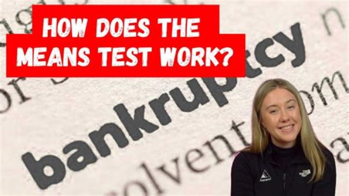 How does the means test work?