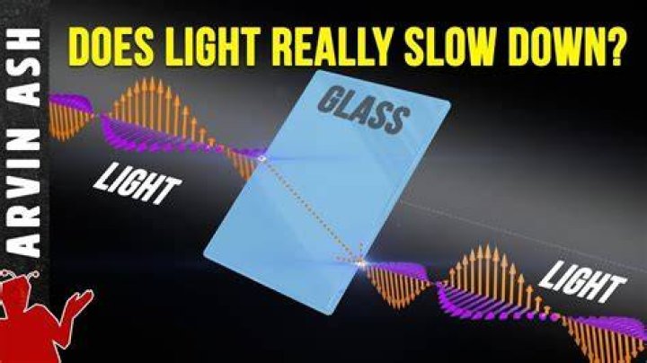 How is light slowed down?