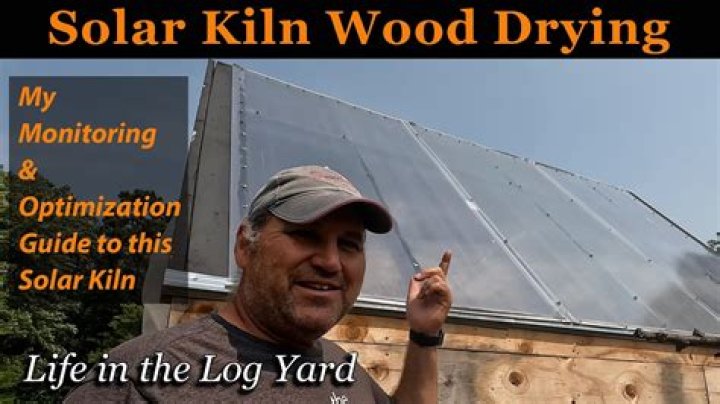 How long does it take wood to dry in a solar kiln?