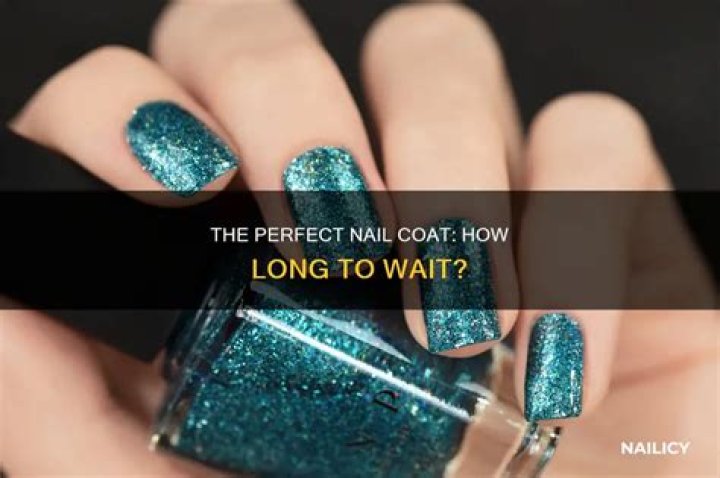 How long should you wait in between nail polish coats?