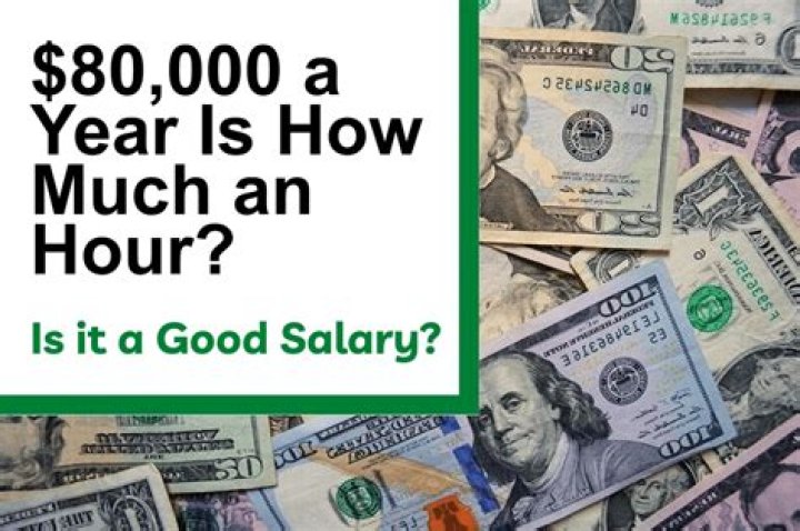 How much is $80 000 a year hourly?