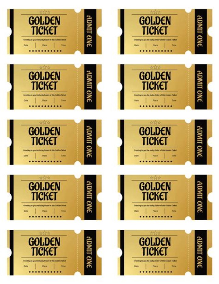 How much would a Golden Ticket be worth?