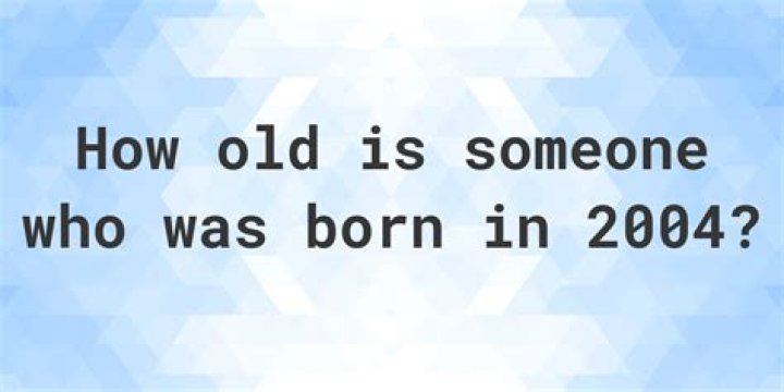 How old would I be if I was born on a leap year in 2004?