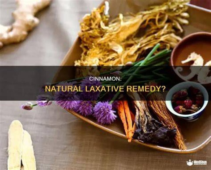 Is cinnamon a laxative?