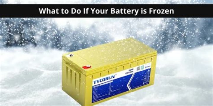 Is it bad to charge a frozen battery?