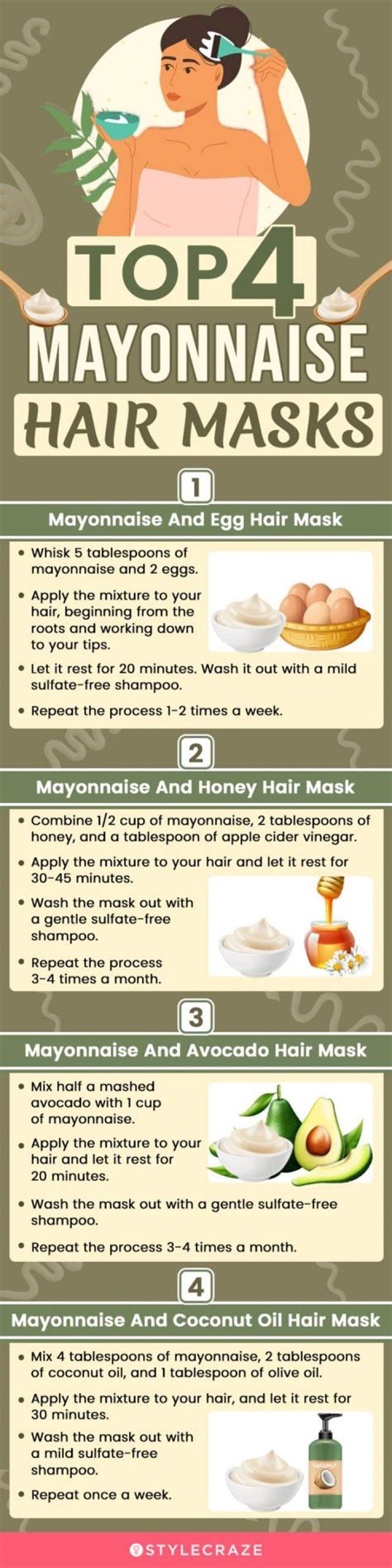 Is Mayo good for your hair?