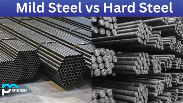 Is silver steel harder than mild steel?