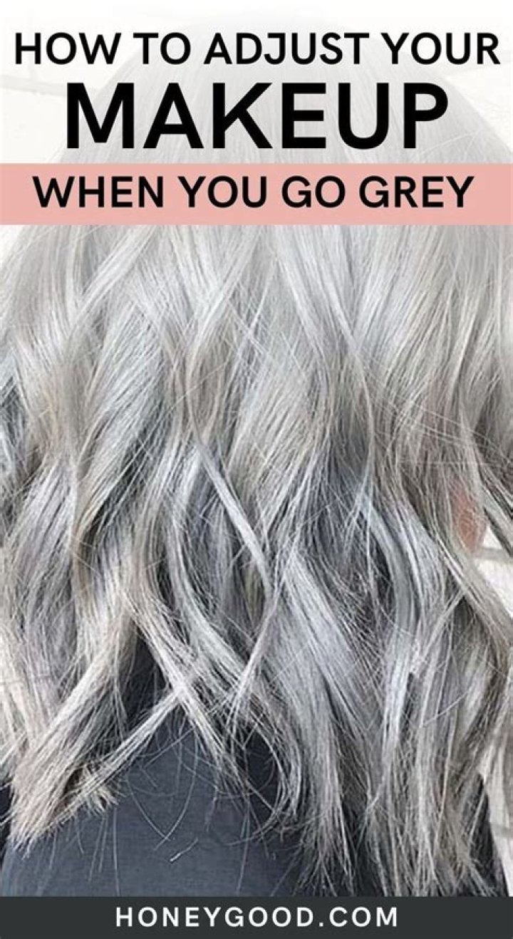 Should you change your makeup when you go grey?
