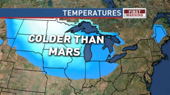 Was Chicago colder than Mars?