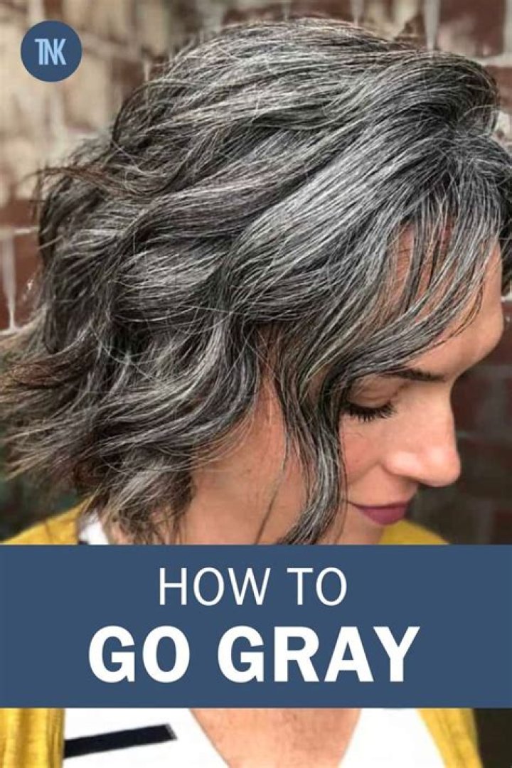 What age should a woman let her hair go grey?