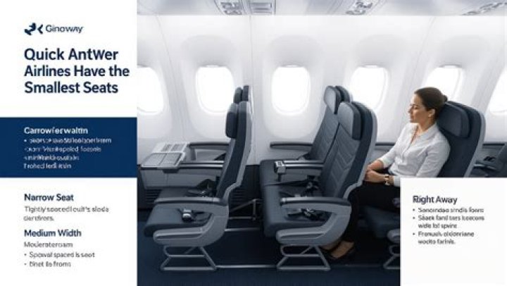 What airline has the smallest economy seats?