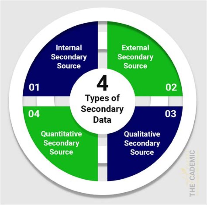 What are 4 major types of secondary data?