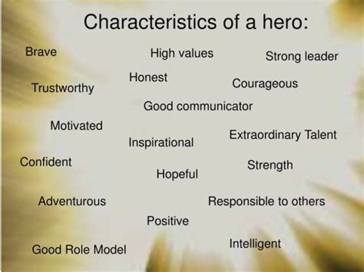 What are the characteristics of a hero?