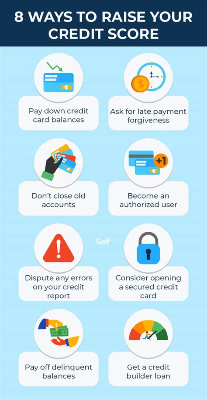 What can I do to raise my credit score?