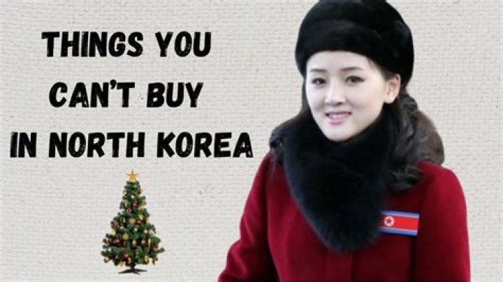 What can you not buy in North Korea?