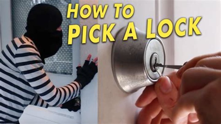 What can you use to lockpick a door?