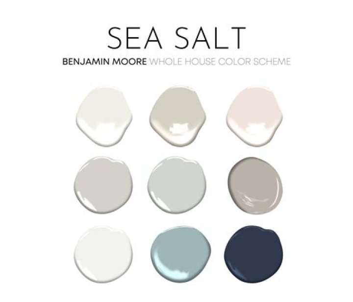What color is Benjamin Moore sea Salt?