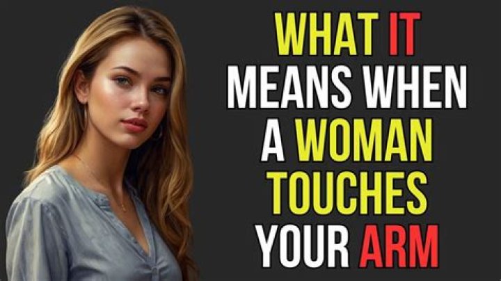 What does it mean when a girl puts her hand on your shoulder?