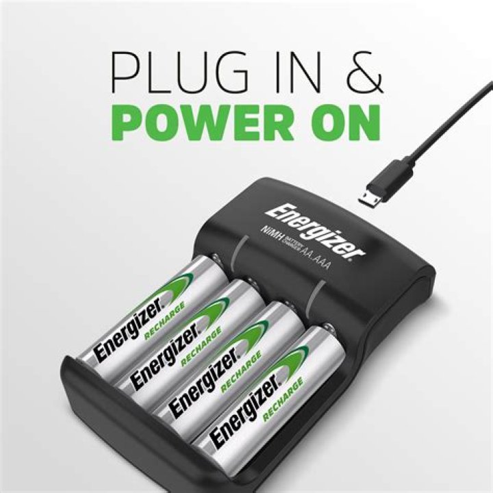What does the red light mean on my Energizer battery charger?