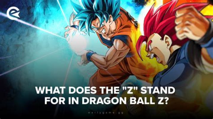 What does Z stand for in Dragon Ball Z?