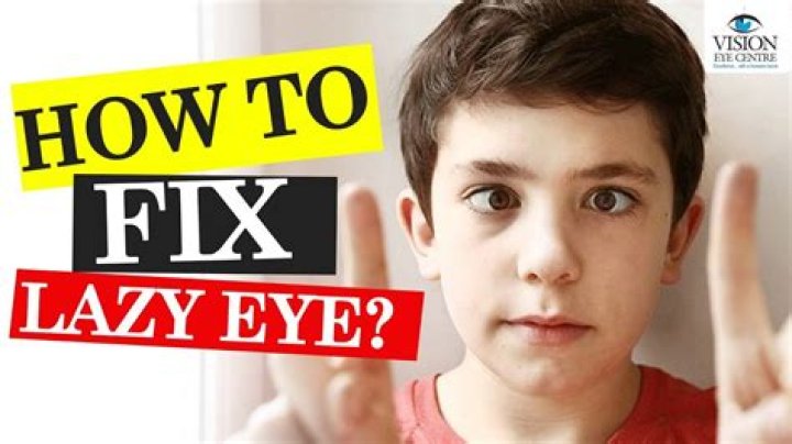 What exercises fix lazy eye?