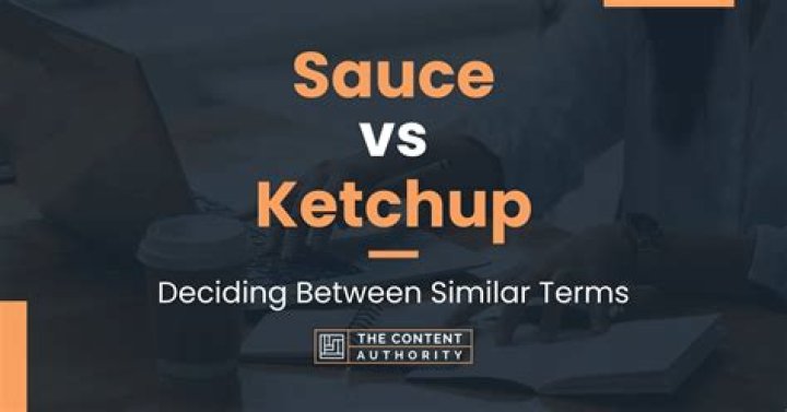 What is the difference between sauce and ketchup?
