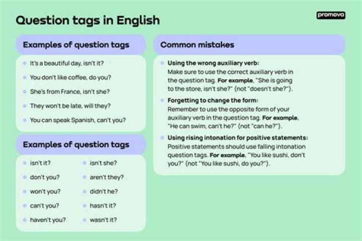 What is the question tag for a cup of coffee?