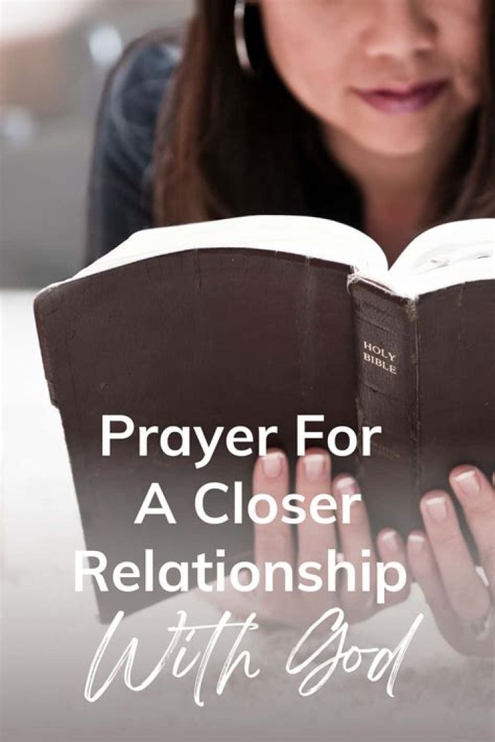 What will you do to develop a closer relationship with God?