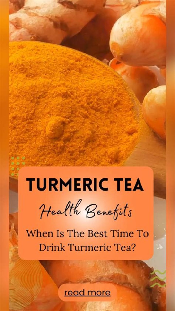 When is the best time to drink turmeric?