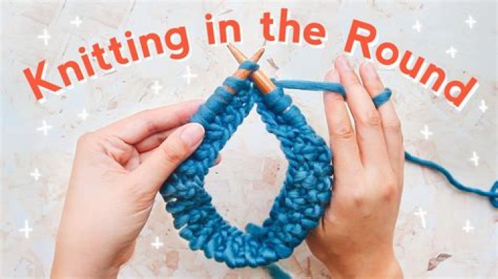 When knitting in the round what is the right side?