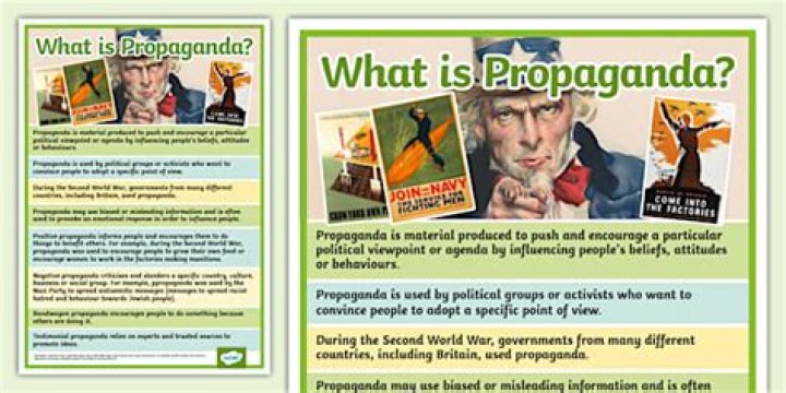 Where does propaganda come from?