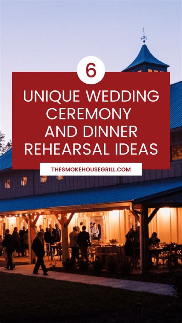 Who goes to the rehearsal dinner?